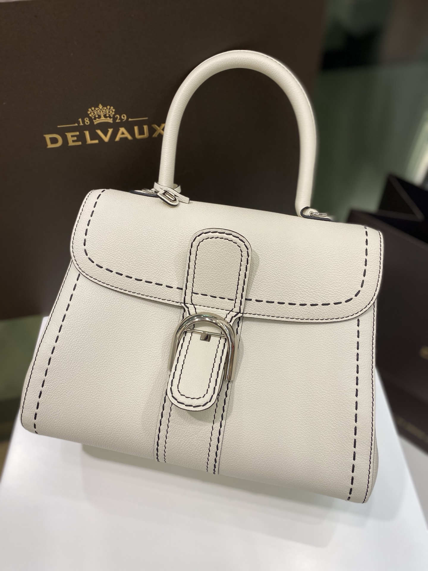 델보 브리앙 박스백 미듐